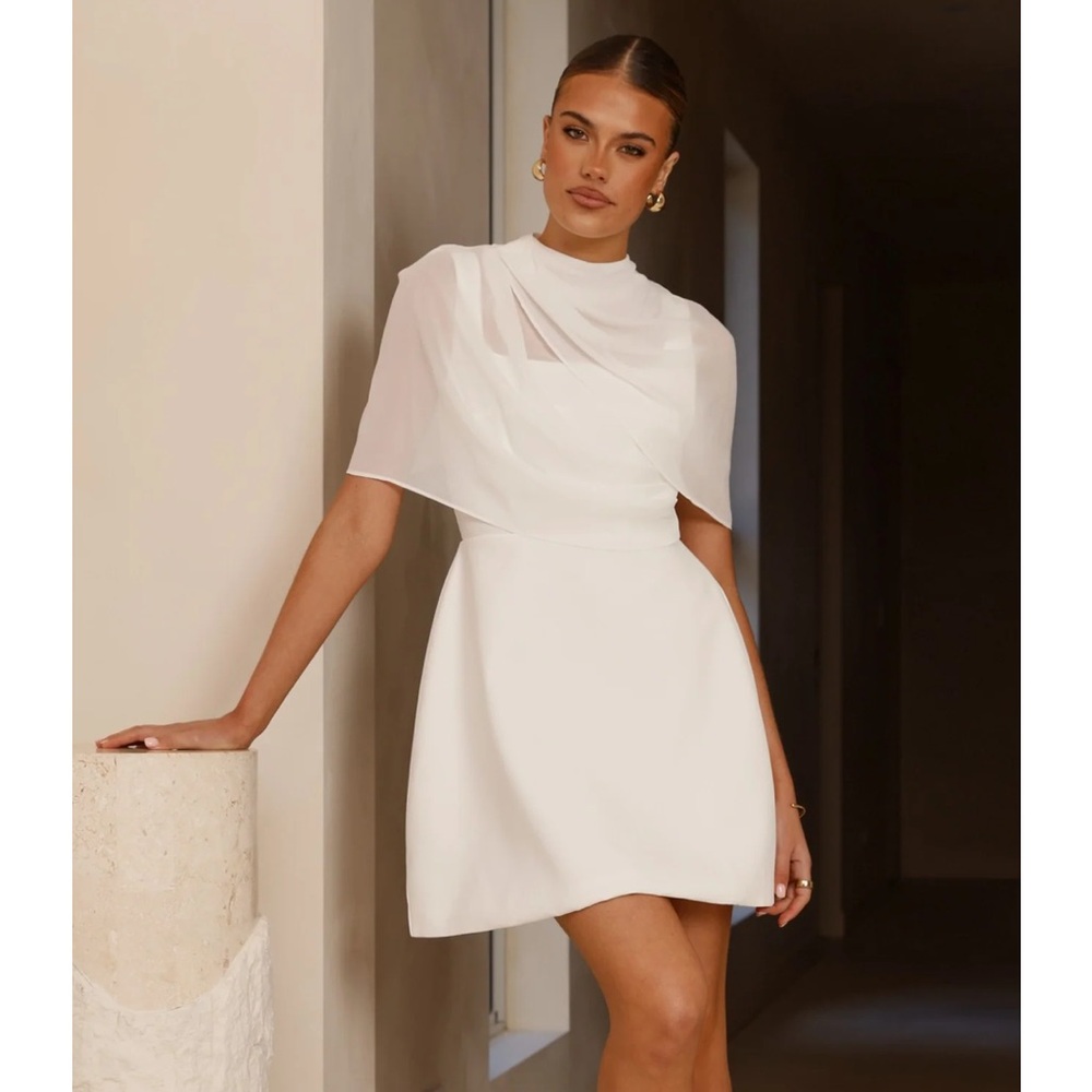 Billy J Zahni Mini Dress - White